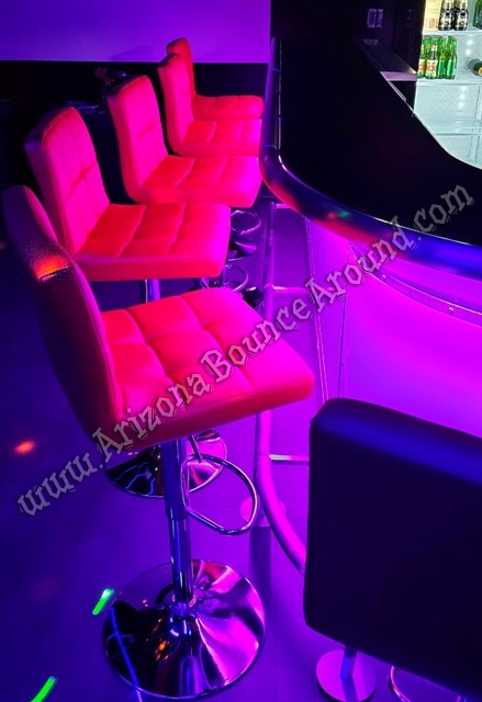 Red Bar Stool Rental Phoenix